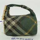 BURBERRY Mini Peg Duffle Bag Chain Hand Bag Green Auth 98935SV-12