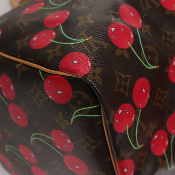 LOUIS VUITTON Monogram Cherry Keepall 45 Boston Bag M95011 LV Auth 98949SM