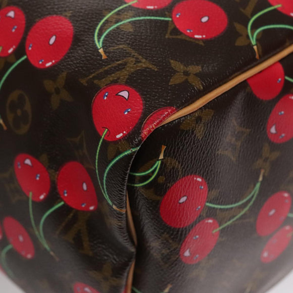 LOUIS VUITTON Monogram Cherry Keepall 45 Boston Bag M95011 LV Auth 98949SM