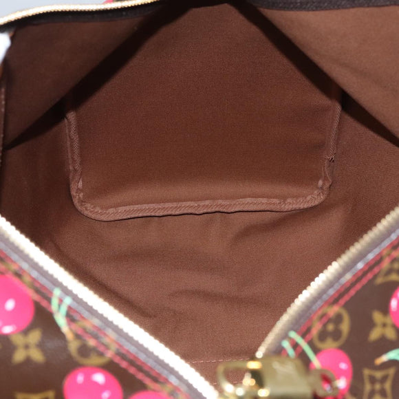 LOUIS VUITTON Monogram Cherry Keepall 45 Boston Bag M95011 LV Auth 98949SM