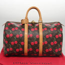 LOUIS VUITTON Monogram Cherry Keepall 45 Boston Bag M95011 LV Auth 98949SM-12