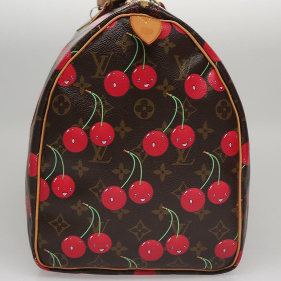 LOUIS VUITTON Monogram Cherry Keepall 45 Boston Bag M95011 LV Auth 98949SM