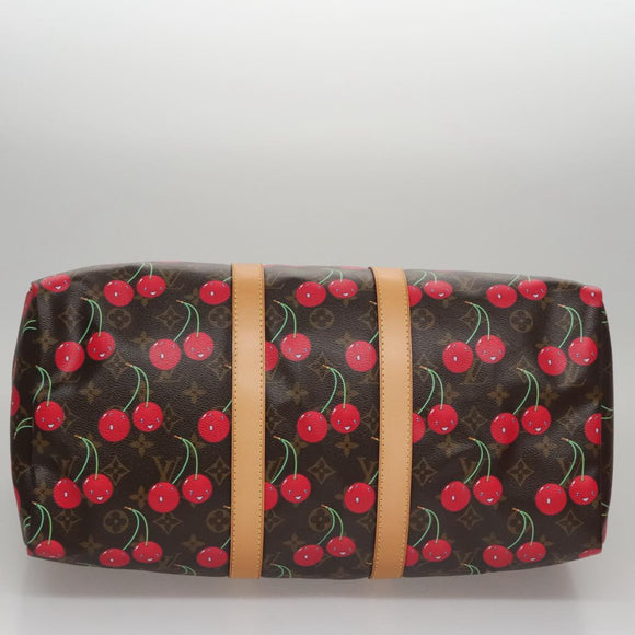 LOUIS VUITTON Monogram Cherry Keepall 45 Boston Bag M95011 LV Auth 98949SM
