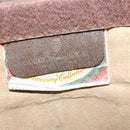 GUCCI GG Supreme Web Sherry Line Clutch Bag PVC Beige Red Auth 98953-13