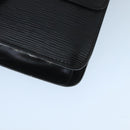 LOUIS VUITTON Epi Bicolor Free Run Shoulder Bag Black Blue M52415 LV Auth 98960-9