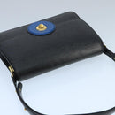 LOUIS VUITTON Epi Bicolor Free Run Shoulder Bag Black Blue M52415 LV Auth 98960-6