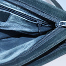 GUCCI GG Supreme Sherry Line Shoulder Bag PVC Navy Gold Auth 98968-19