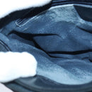 GUCCI GG Supreme Sherry Line Shoulder Bag PVC Navy Gold Auth 98968-20