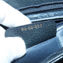 GUCCI GG Supreme Sherry Line Shoulder Bag PVC Navy Gold Auth 98968-12