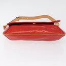 LOUIS VUITTON Monogram Vernis Thompson Street Shoulder Bag Red M91094 Auth 98973-9