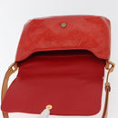 LOUIS VUITTON Monogram Vernis Thompson Street Shoulder Bag Red M91094 Auth 98973-10