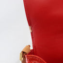 LOUIS VUITTON Monogram Vernis Thompson Street Shoulder Bag Red M91094 Auth 98973-19