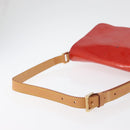 LOUIS VUITTON Monogram Vernis Thompson Street Shoulder Bag Red M91094 Auth 98973-8