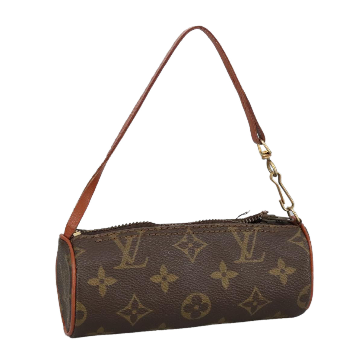 LOUIS VUITTON Monogram Papillon Pouch LV Auth 98978