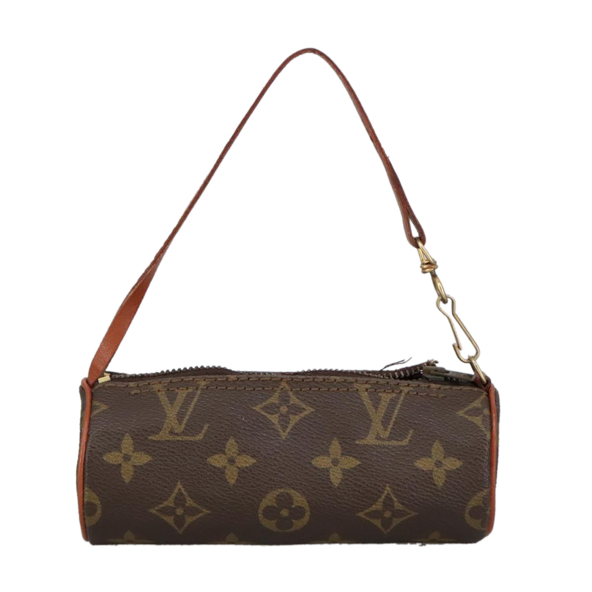 LOUIS VUITTON Monogram Papillon Pouch LV Auth 98978