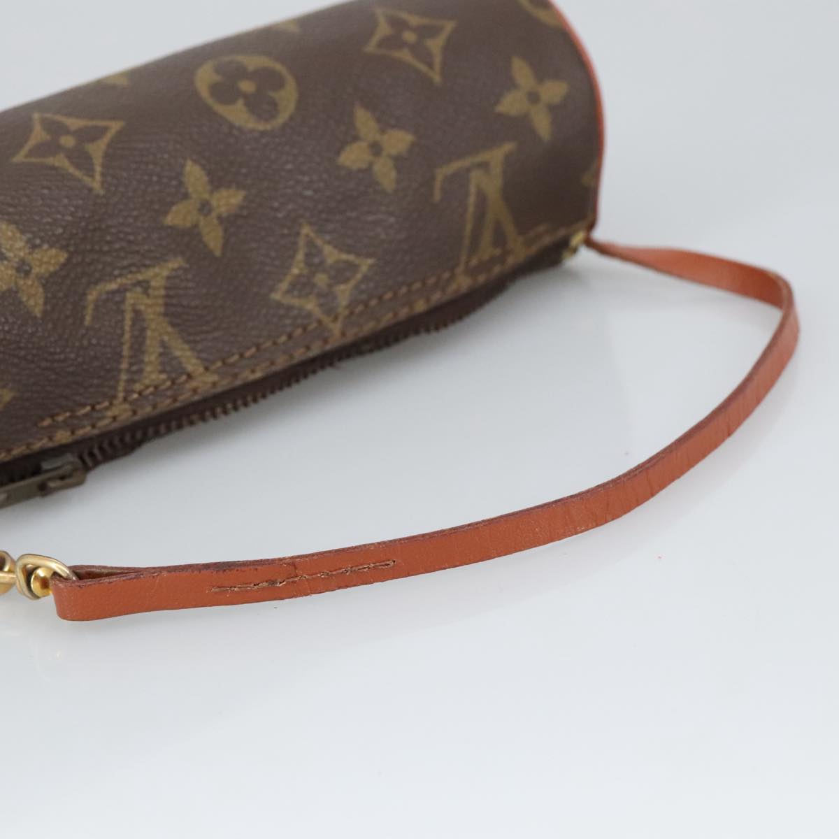 LOUIS VUITTON Monogram Papillon Pouch LV Auth 98978