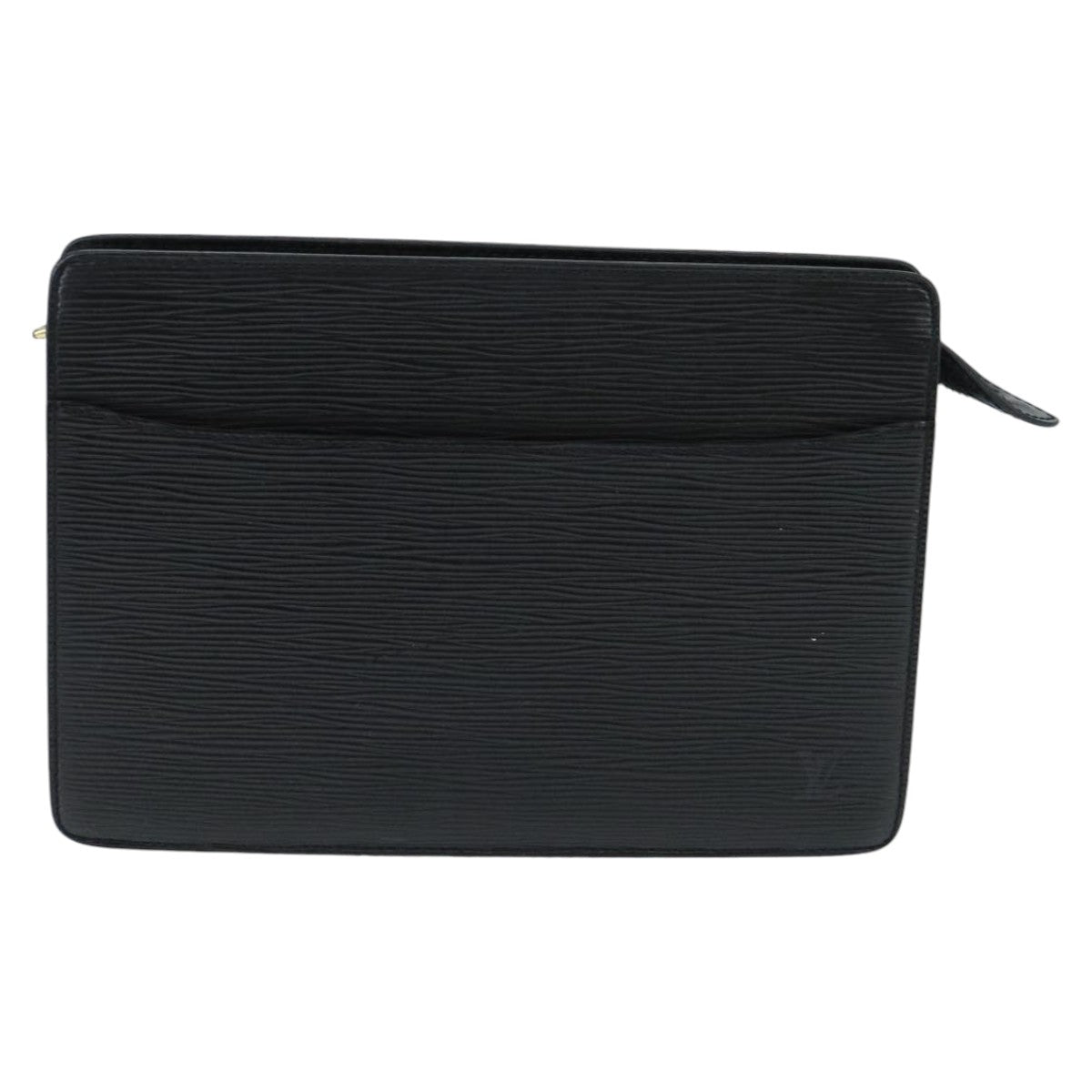 LOUIS VUITTON Epi Pochette Homme Clutch Bag Black Noir M52522 LV Auth 98984