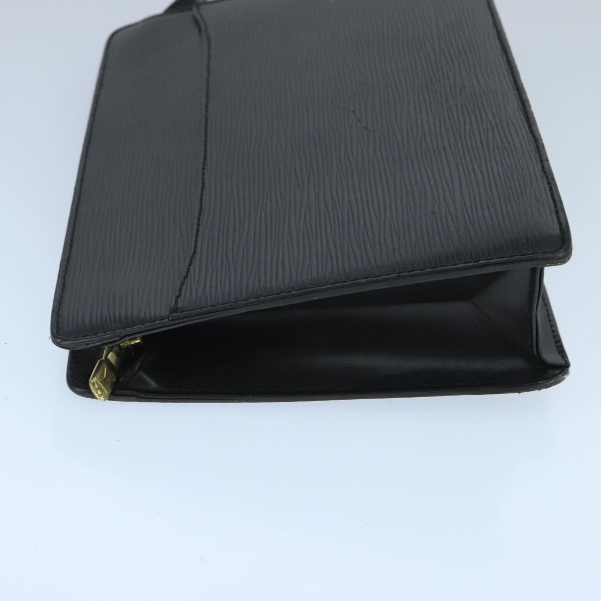 LOUIS VUITTON Epi Pochette Homme Clutch Bag Black Noir M52522 LV Auth 98984