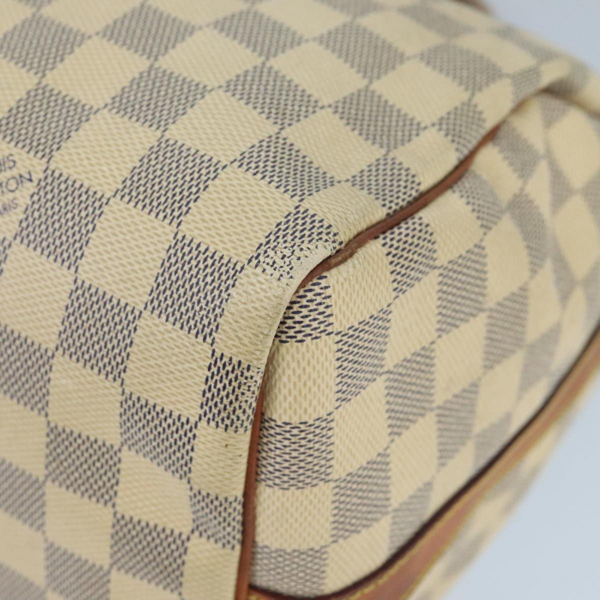 LOUIS VUITTON Damier Azur Speedy Bandouliere 30 Hand Bag 2way N41052 Auth 98985