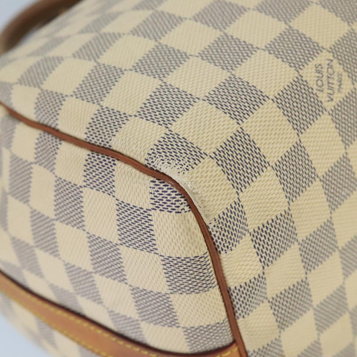 LOUIS VUITTON Damier Azur Speedy Bandouliere 30 Hand Bag 2way N41052 Auth 98985