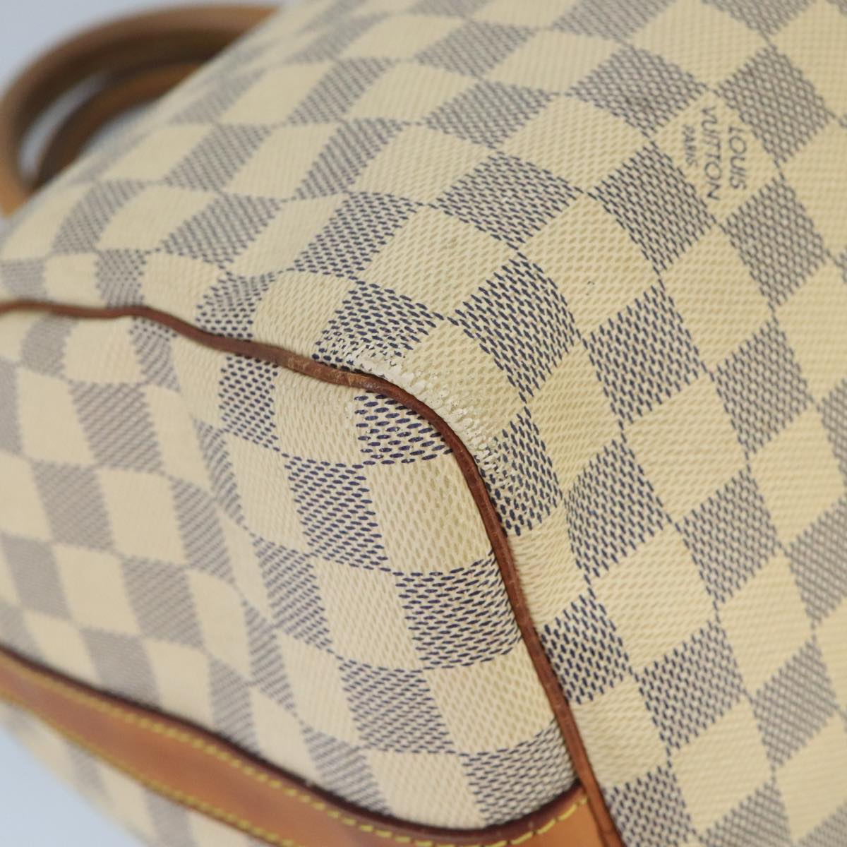 LOUIS VUITTON Damier Azur Speedy Bandouliere 30 Hand Bag 2way N41052 Auth 98985