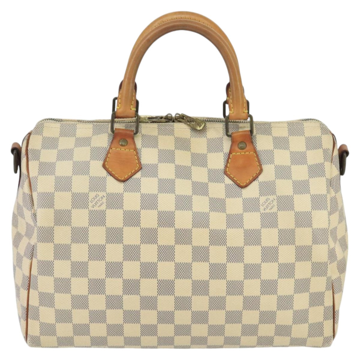 LOUIS VUITTON Damier Azur Speedy Bandouliere 30 Hand Bag 2way N41052 Auth 98985