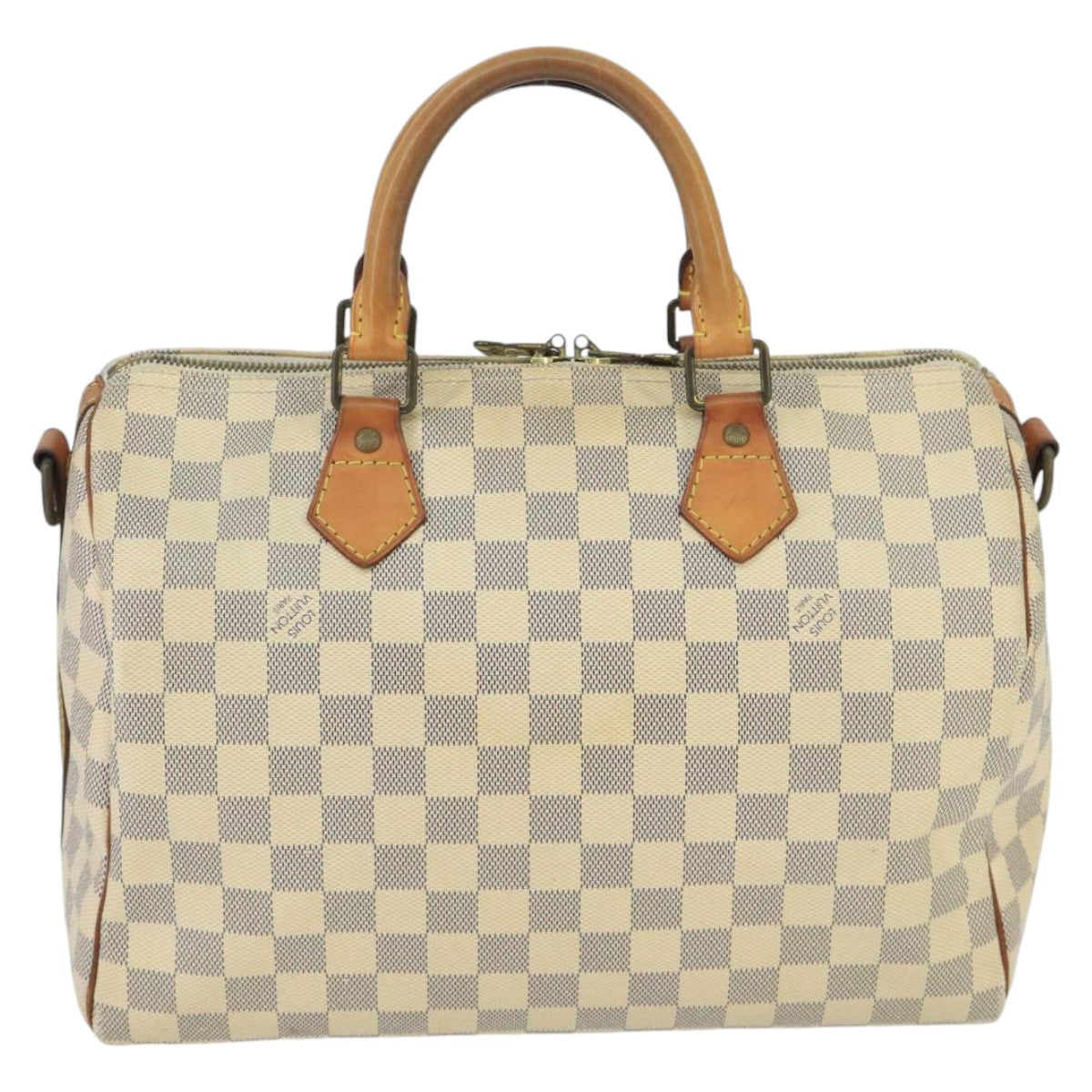 LOUIS VUITTON Damier Azur Speedy Bandouliere 30 Hand Bag 2way N41052 Auth 98985 - 0