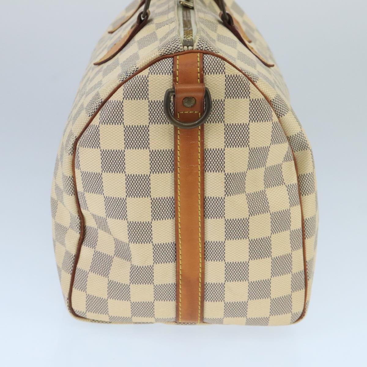 LOUIS VUITTON Damier Azur Speedy Bandouliere 30 Hand Bag 2way N41052 Auth 98985