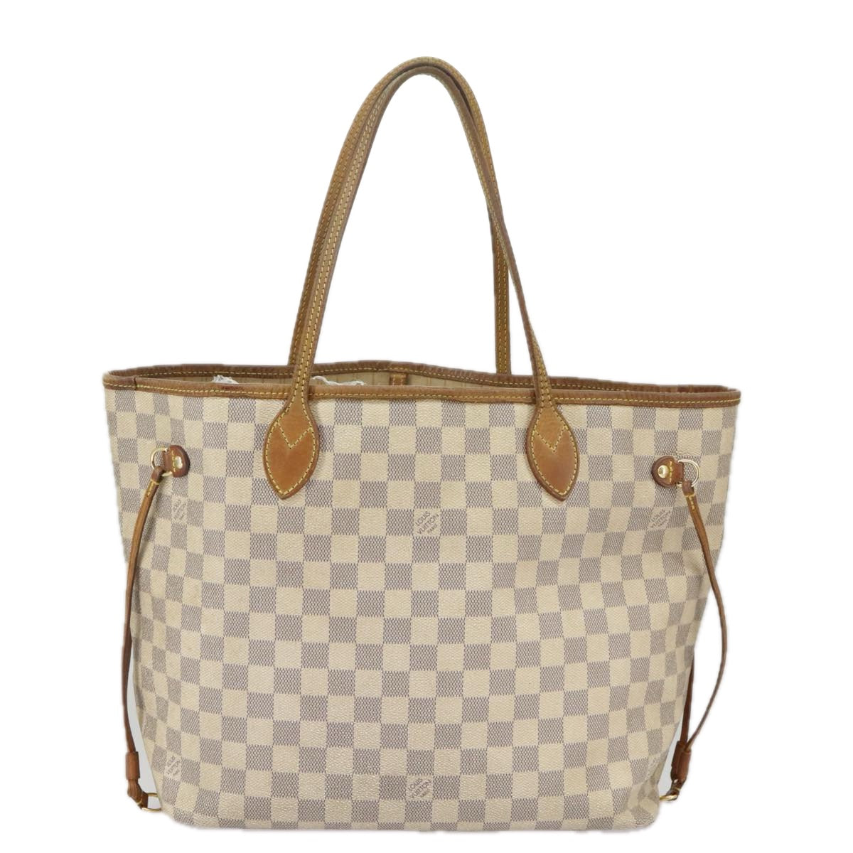 LOUIS VUITTON Damier Azur Neverfull MM Tote Bag N51107 LV Auth 98989 - 0