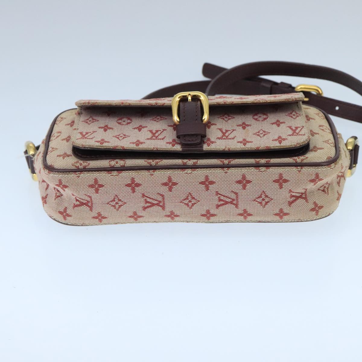 LOUIS VUITTON Monogram Mini Juliet MM Shoulder Bag Red M92219 LV Auth 98992