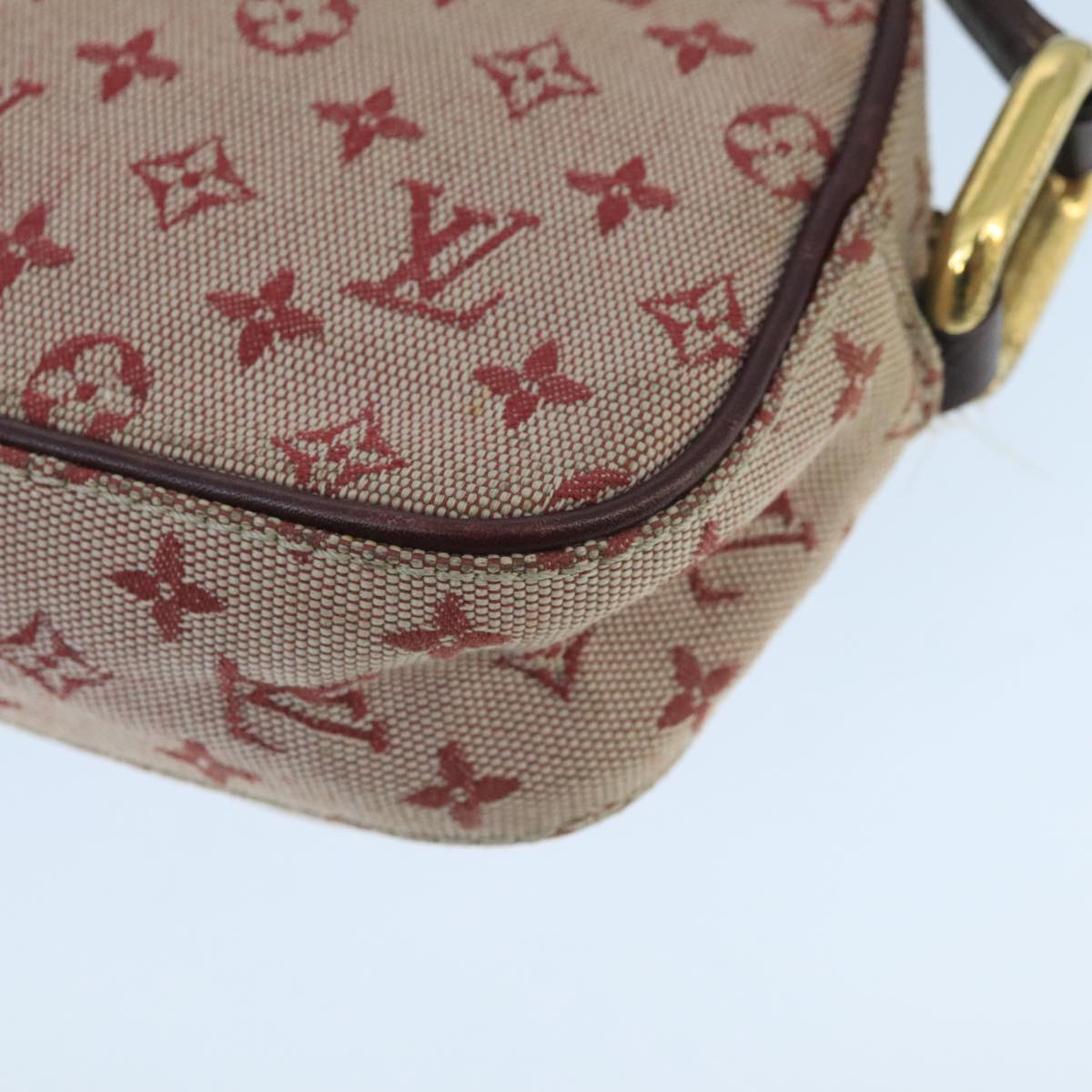 LOUIS VUITTON Monogram Mini Juliet MM Shoulder Bag Red M92219 LV Auth 98992