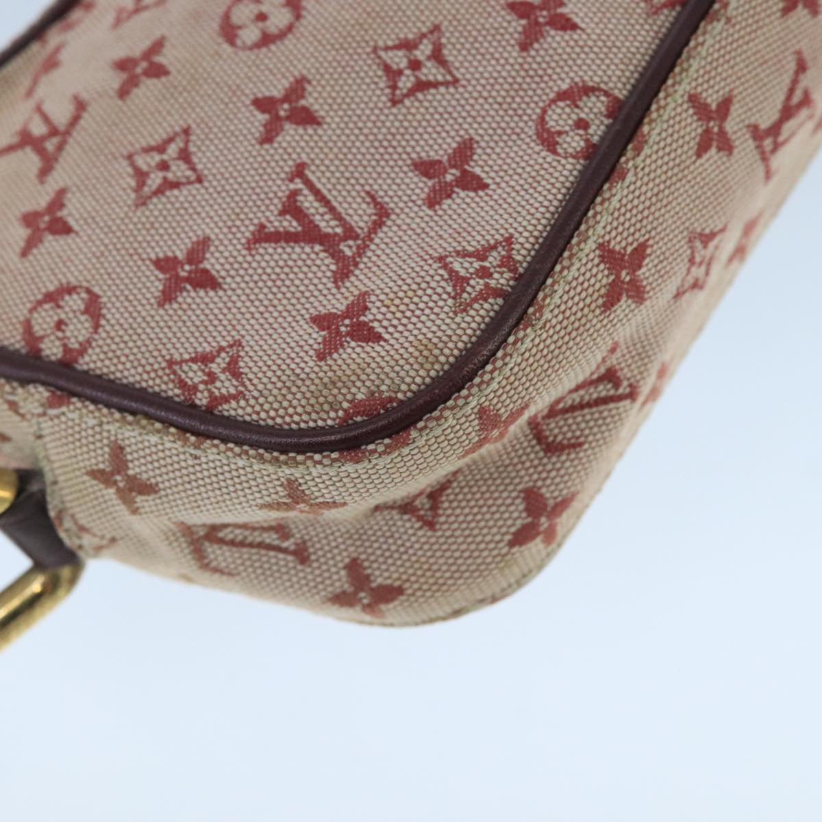 LOUIS VUITTON Monogram Mini Juliet MM Shoulder Bag Red M92219 LV Auth 98992