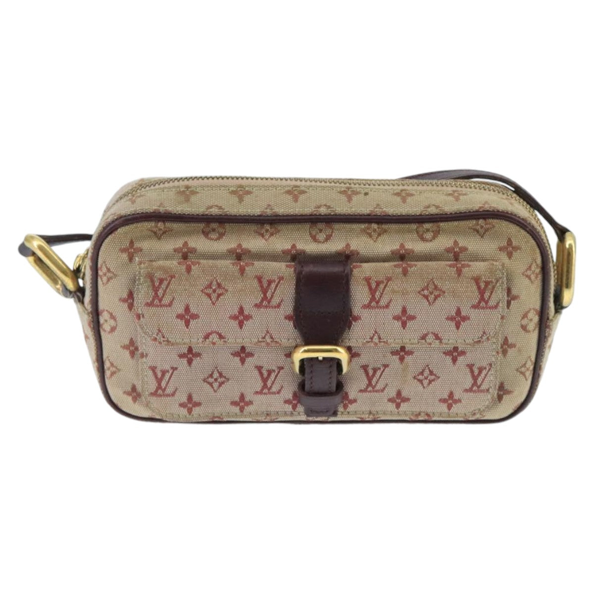 LOUIS VUITTON Monogram Mini Juliet MM Shoulder Bag Red M92219 LV Auth 98992