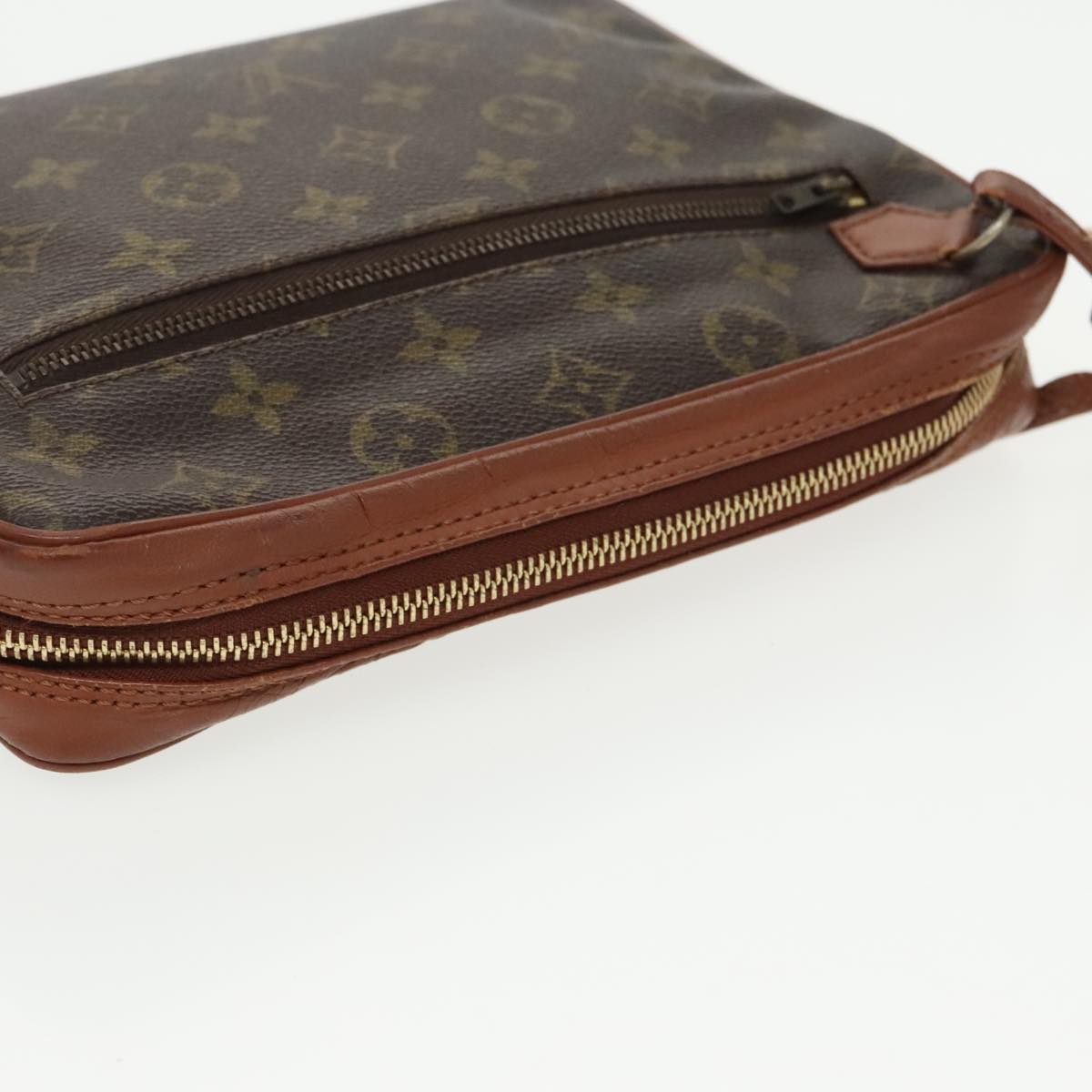 LOUIS VUITTON Monogram Pochette Sports Clutch Bag No.183 LV Auth 99003