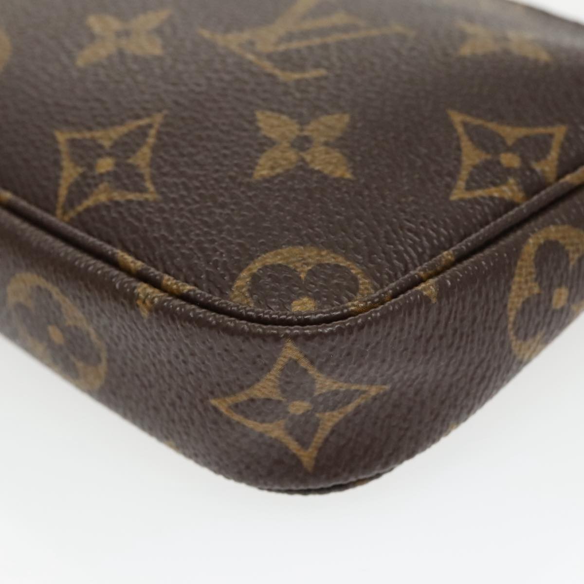 LOUIS VUITTON Monogram Mini Pochette Accessoires Pouch M58009 LV Auth 99008