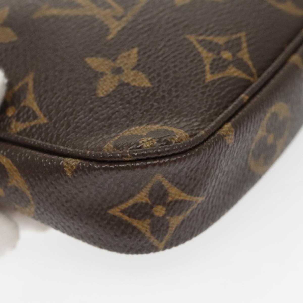 LOUIS VUITTON Monogram Mini Pochette Accessoires Pouch M58009 LV Auth 99008