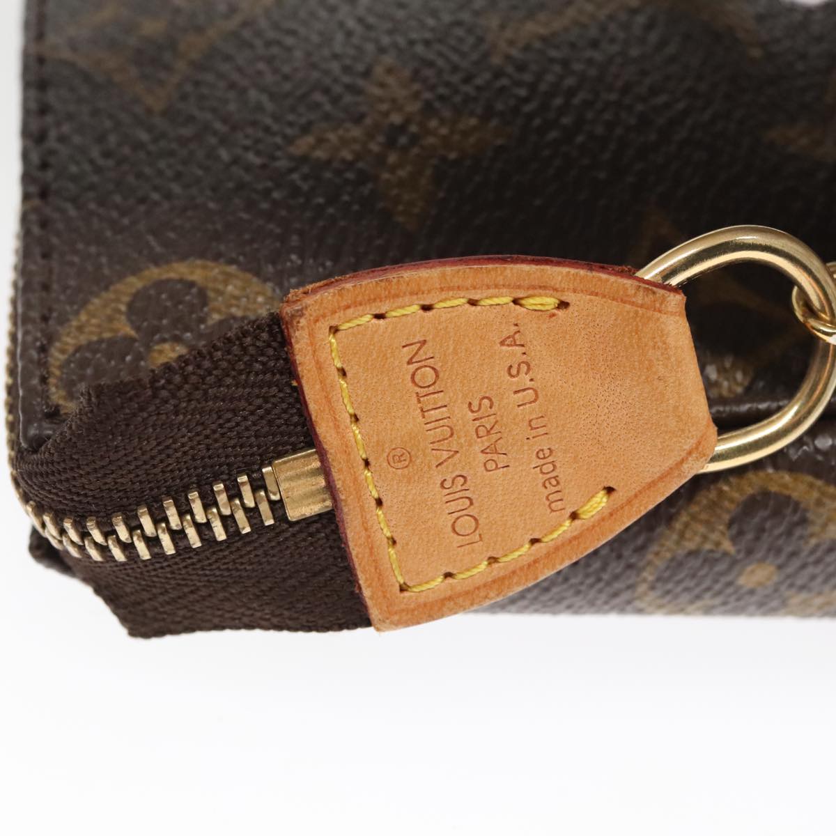 LOUIS VUITTON Monogram Mini Pochette Accessoires Pouch M58009 LV Auth 99008