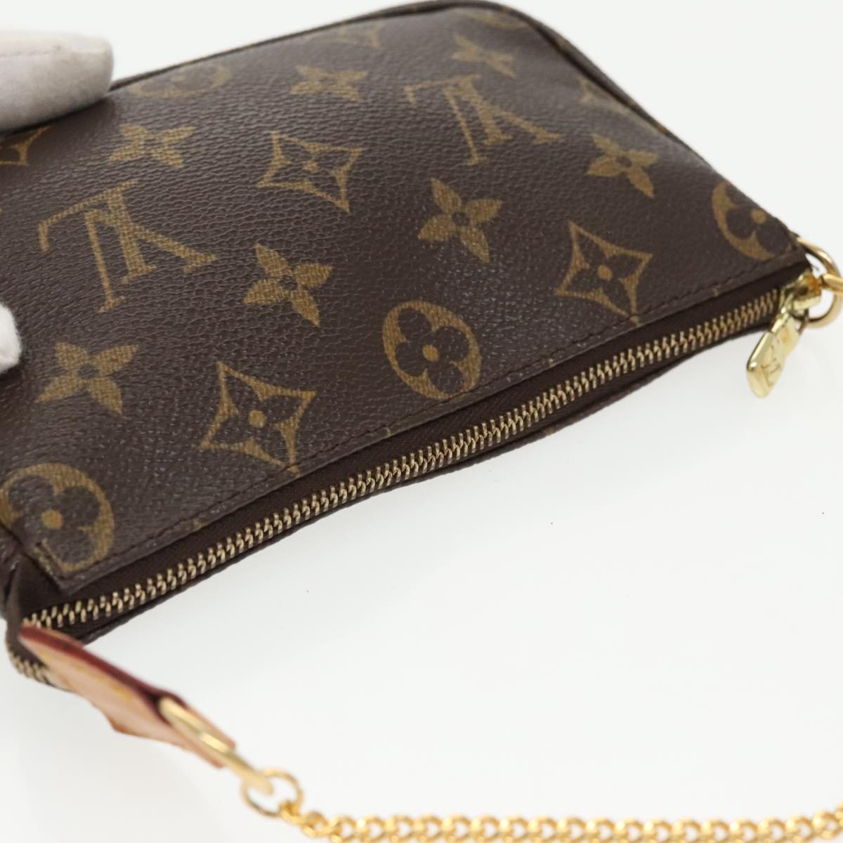 LOUIS VUITTON Monogram Mini Pochette Accessoires Pouch M58009 LV Auth 99008