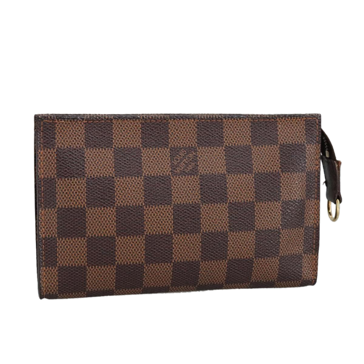 LOUIS VUITTON Damier Ebene Marais Pouch Pouch LV Auth 99010