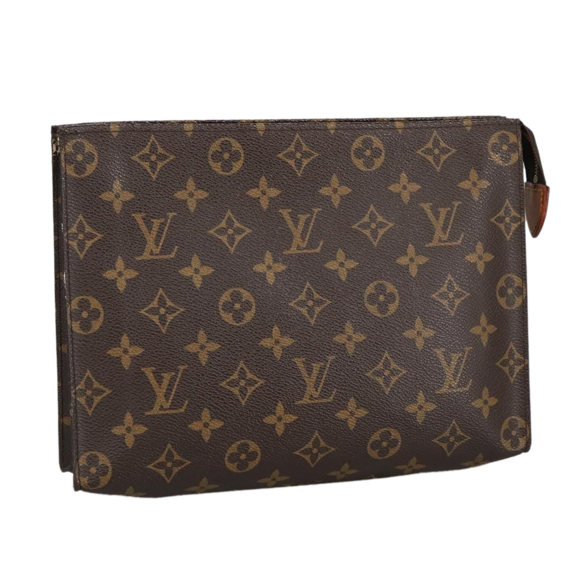 LOUIS VUITTON Monogram Poche Toilette 26 Pouch M47542 LV Auth 99011