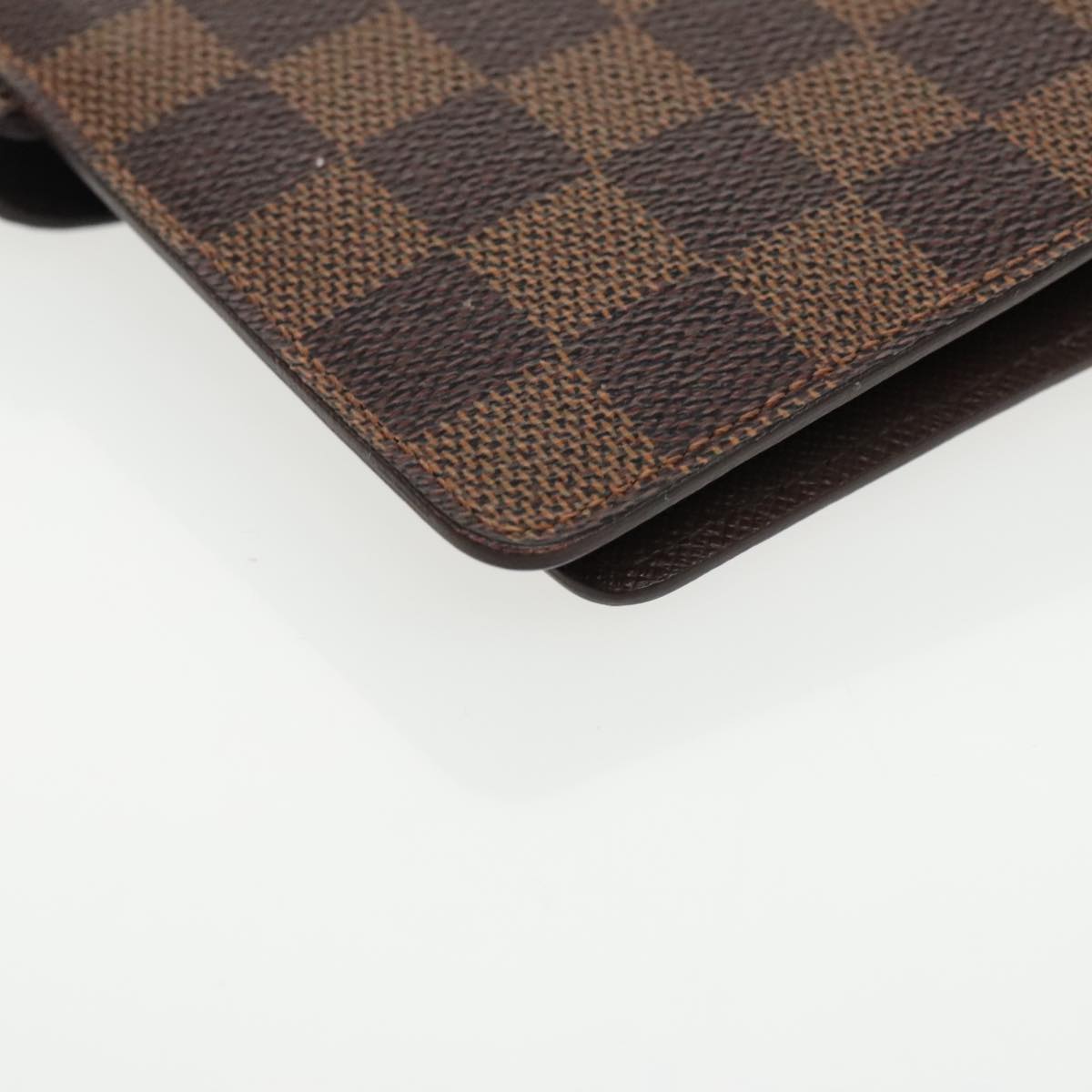 LOUIS VUITTON Damier Ebene Agenda MM Day Planner Cover R20240 LV Auth 99018