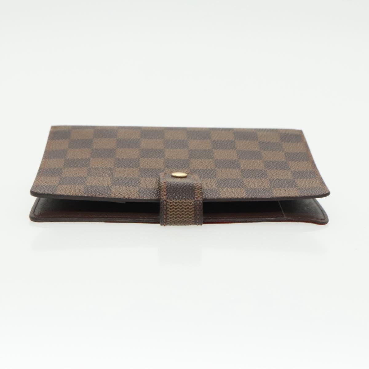 LOUIS VUITTON Damier Ebene Agenda MM Day Planner Cover R20240 LV Auth 99019