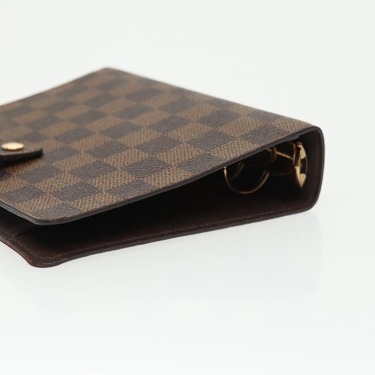 LOUIS VUITTON Damier Ebene Agenda MM Day Planner Cover R20240 LV Auth 99019