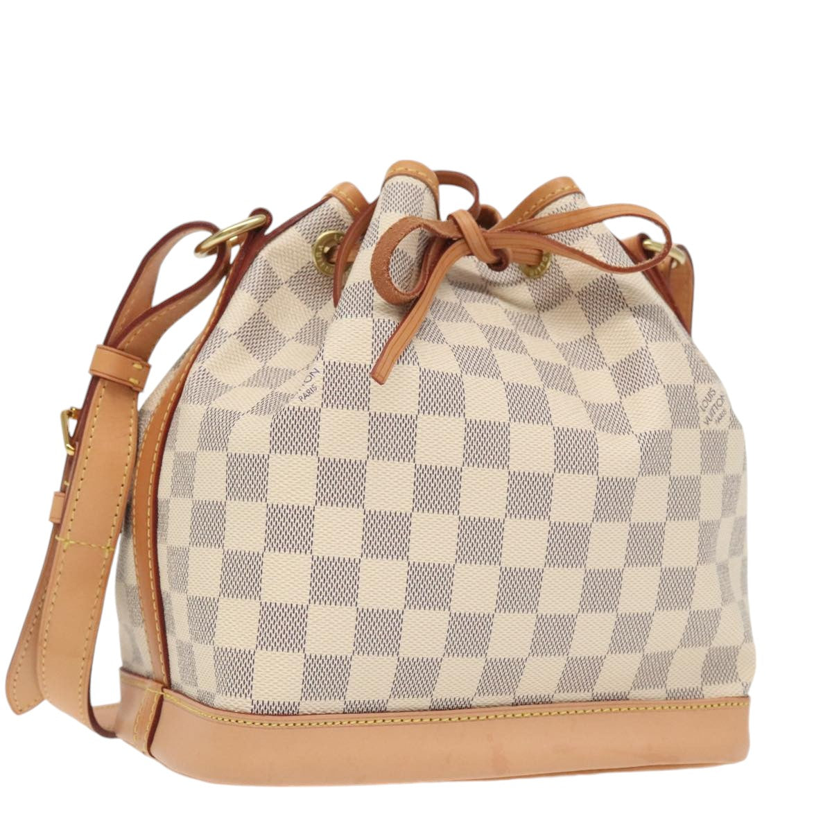 LOUIS VUITTON Damier Azur Noe BB Shoulder Bag N41220 LV Auth 99058