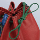 LOUIS VUITTON Epi Toriko Color Noe ShoulderBag Red Blue Green M44084 Auth 99059-7