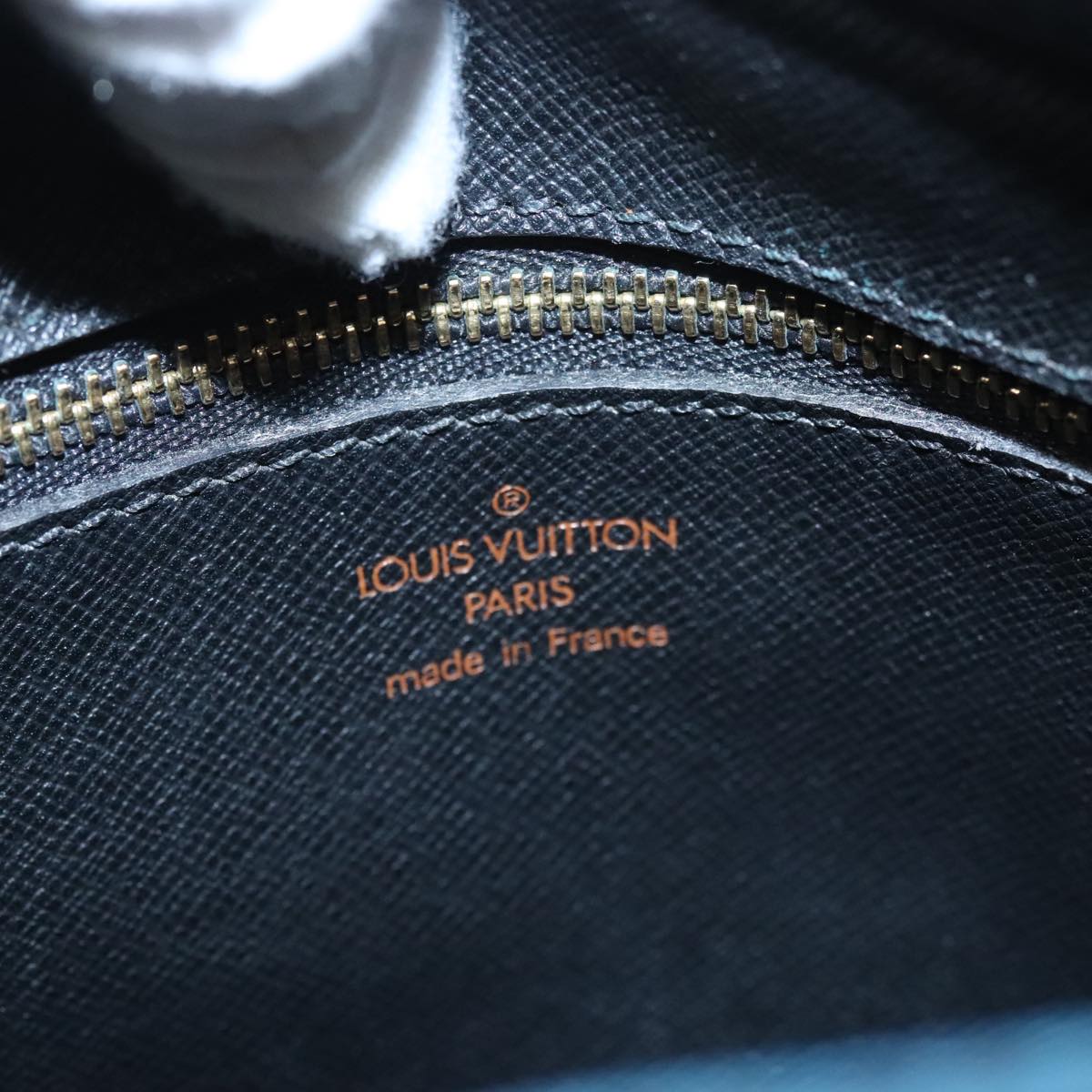 LOUIS VUITTON Epi June Feuille Shoulder Bag Blue M52155 LV Auth 99069