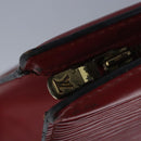 LOUIS VUITTON Epi Trousse Crete Clutch Bag Red M48407 LV Auth 99072-9