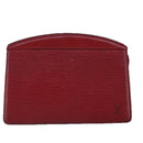 LOUIS VUITTON Epi Trousse Crete Clutch Bag Red M48407 LV Auth 99072-13