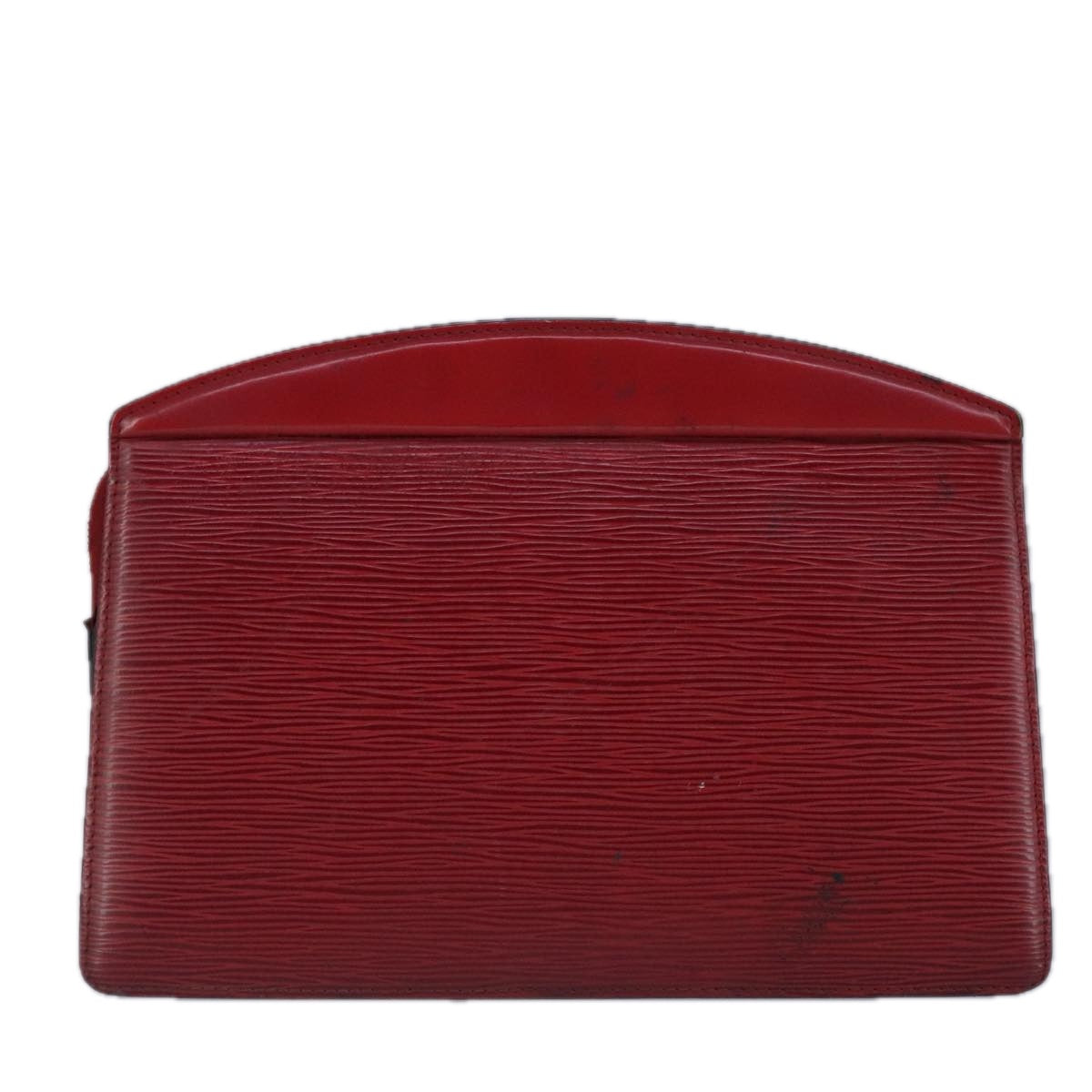 LOUIS VUITTON Epi Trousse Crete Clutch Bag Red M48407 LV Auth 99072 - 0