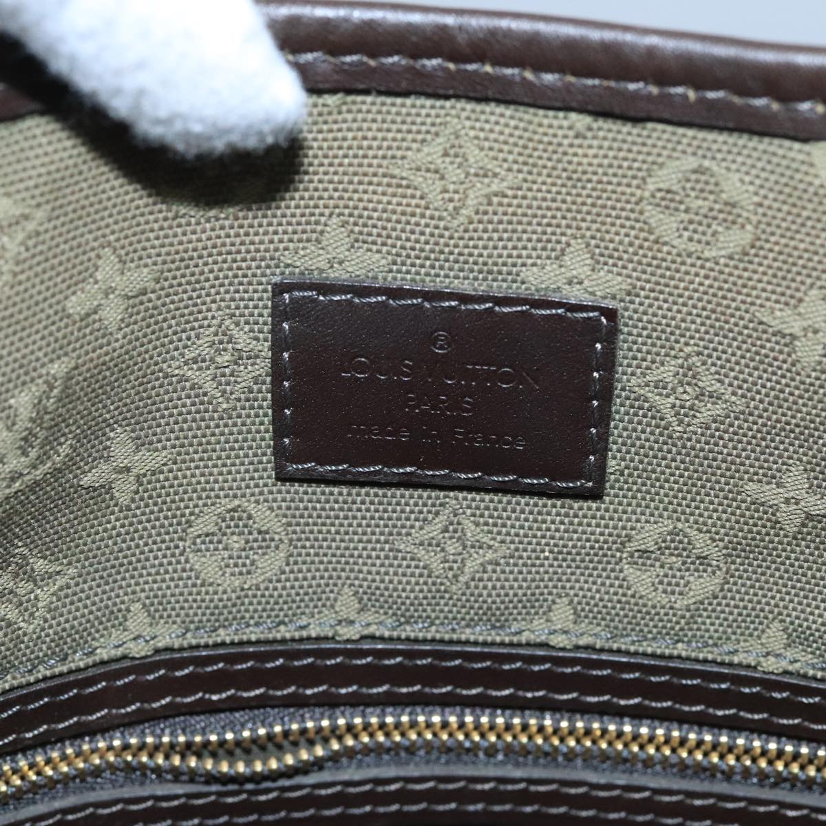 LOUIS VUITTON Monogram Mini Besace Mary Kate Bag TST Khaki M92322 LV Auth 99083